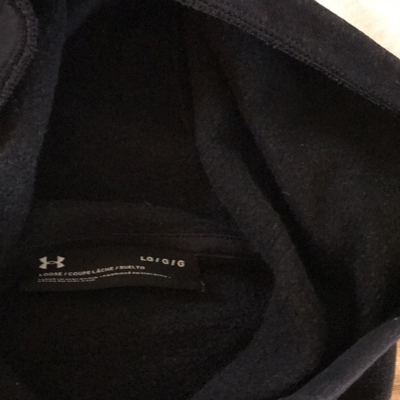 Under Armour Women's Black and Gold Hoodie - Picture 2 of 4